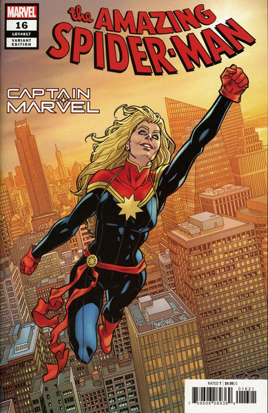 AMAZING SPIDER-MAN #16 HAWTHORNE CAPTAIN MARVEL VAR