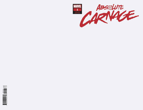 ABSOLUTE CARNAGE #1 (OF 4) BLANK VAR AC