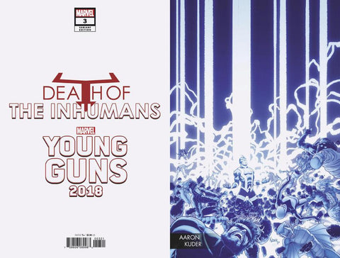 DEATH OF INHUMANS #3 (OF 5) KUDER YOUNG GUNS CONNECTING VAR